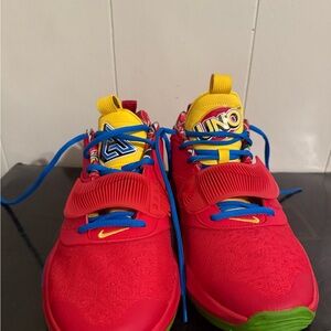Nike Men’s Vibrant Red and Yellow Sneakers